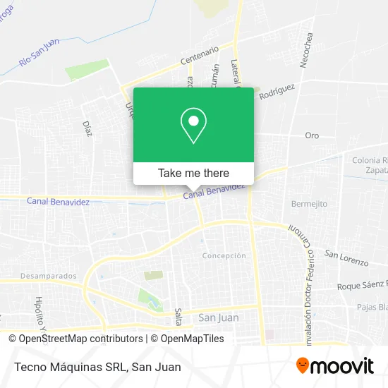 Tecno Máquinas SRL map