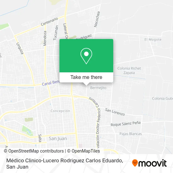 Médico Clinico-Lucero Rodriguez Carlos Eduardo map