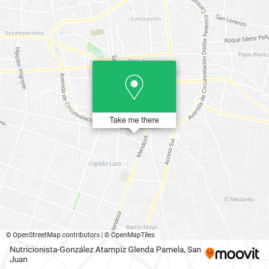 Nutricionista-González Atampiz Glenda Pamela map