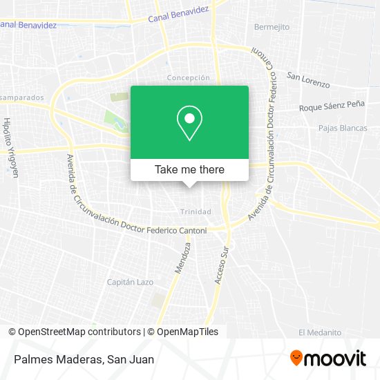 Mapa de Palmes Maderas