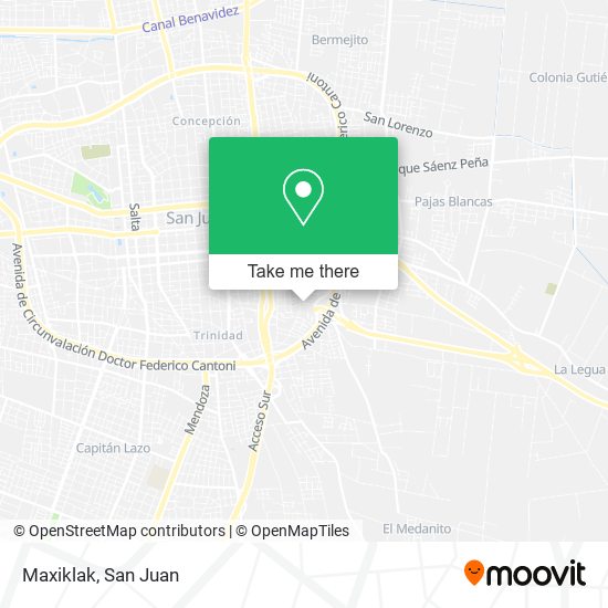 Mapa de Maxiklak