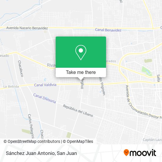 Sánchez Juan Antonio map