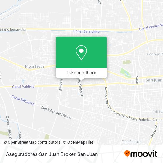 Aseguradores-San Juan Broker map