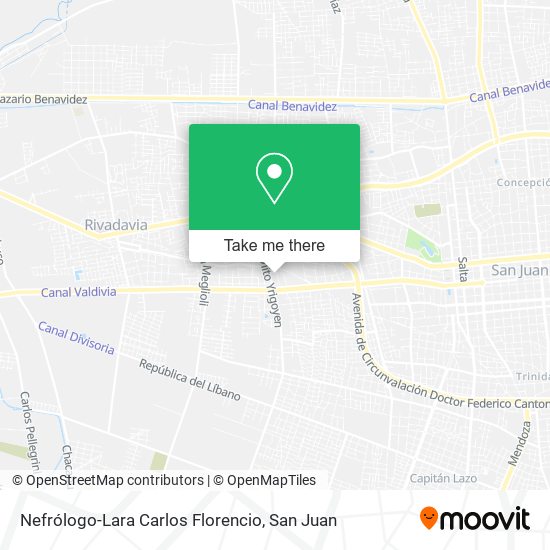 Nefrólogo-Lara Carlos Florencio map