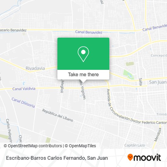 Mapa de Escribano-Barros Carlos Fernando