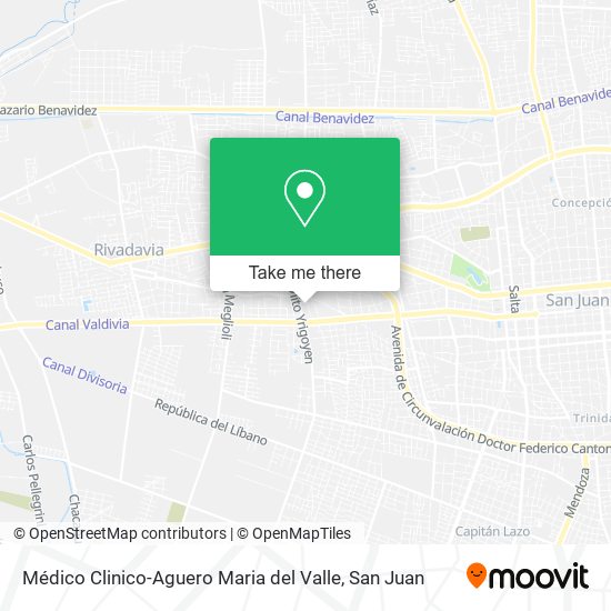 Médico Clinico-Aguero Maria del Valle map