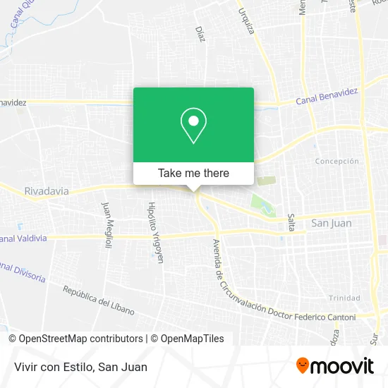 Vivir con Estilo map