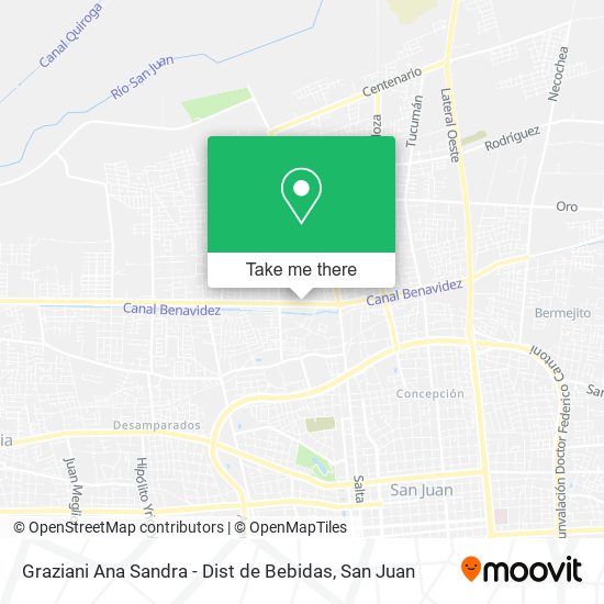 Graziani Ana Sandra - Dist de Bebidas map