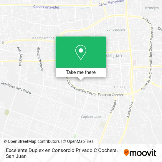 Excelente Duplex en Consorcio Privado C Cochera map