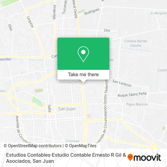 Estudios Contables-Estudio Contable Ernesto R Gil & Asociados map