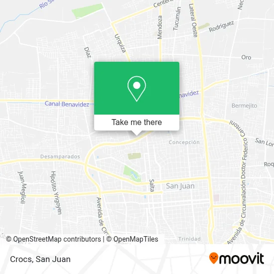 Crocs map
