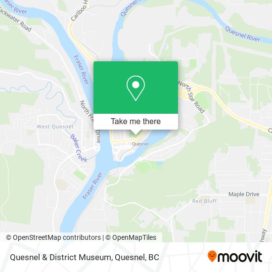 Quesnel & District Museum map