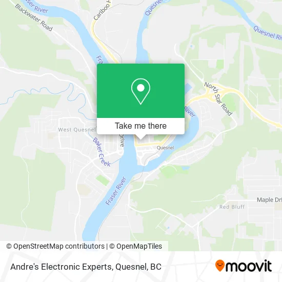 Andre's Electronic Experts map