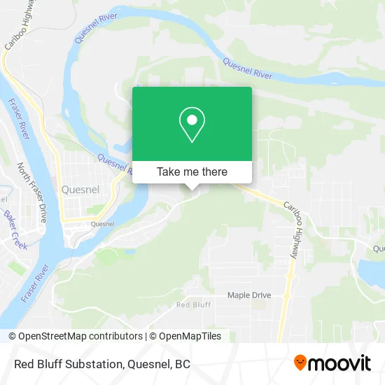 Red Bluff Substation plan