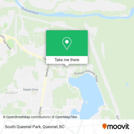 South Quesnel Park plan