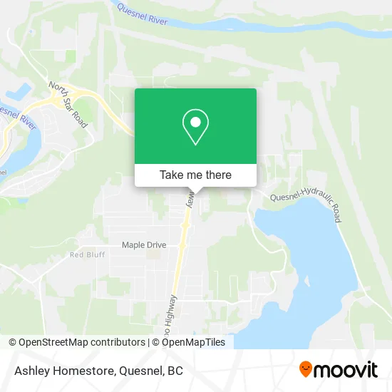 Ashley Homestore map