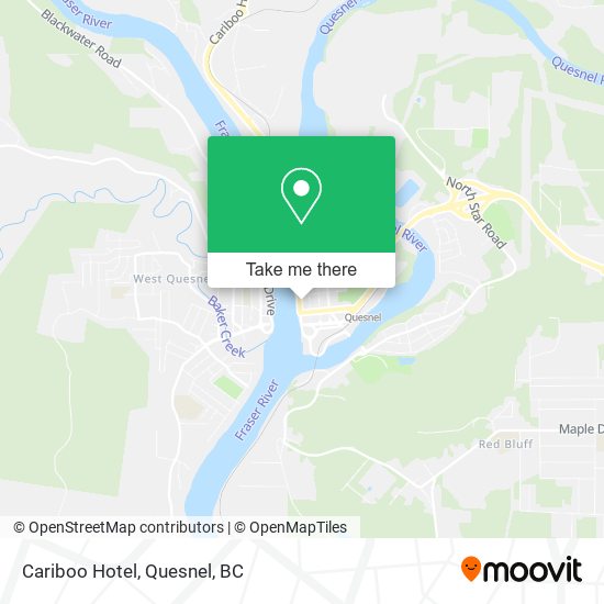 Cariboo Hotel map