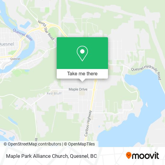 Maple Park Alliance Church map