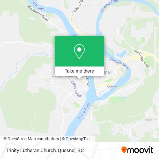 Trinity Lutheran Church map