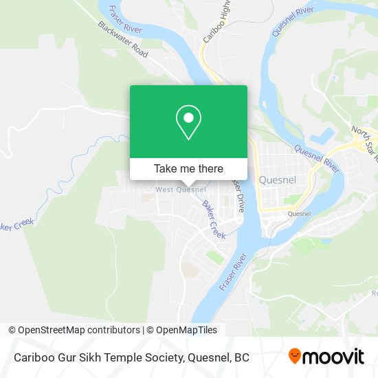 Cariboo Gur Sikh Temple Society map