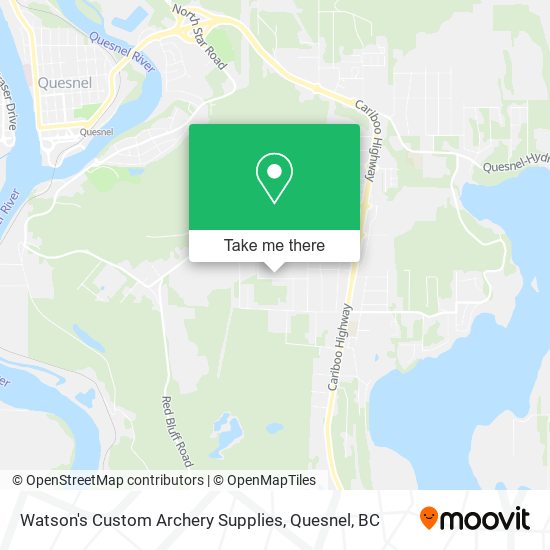 Watson's Custom Archery Supplies map