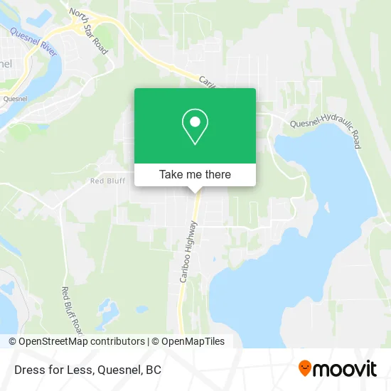 Dress for Less map