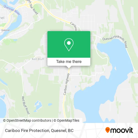 Cariboo Fire Protection map