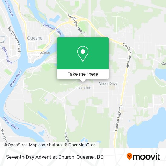 Seventh-Day Adventist Church map