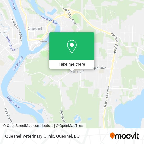 Quesnel Veterinary Clinic map