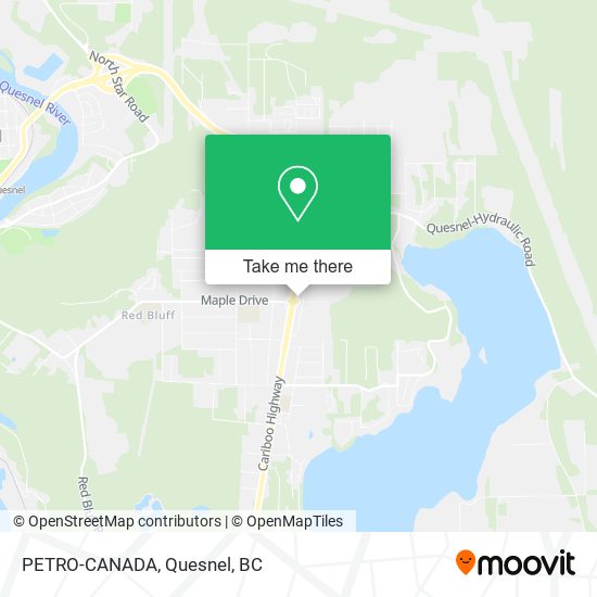 PETRO-CANADA map