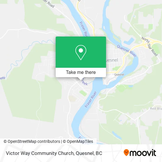 Victor Way Community Church map