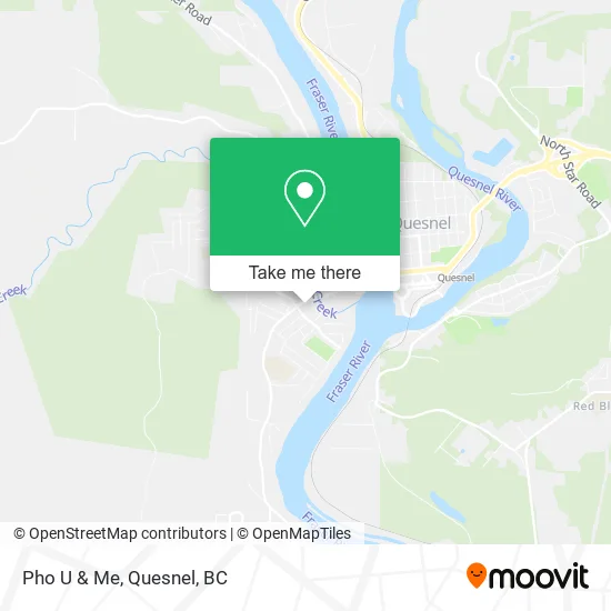 Pho U & Me map