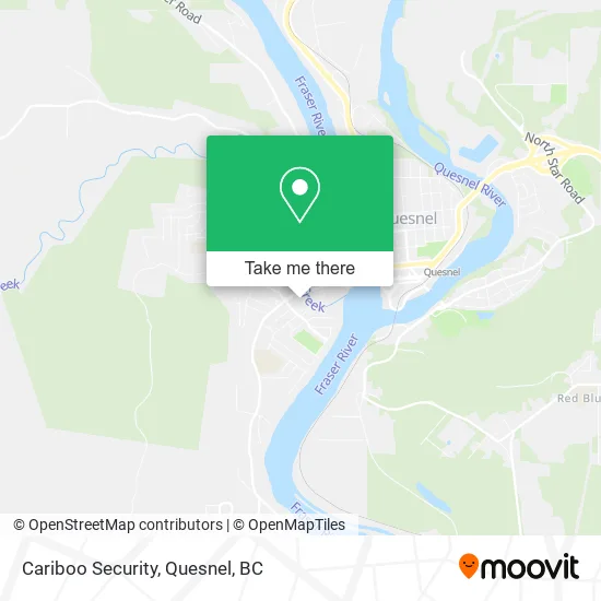 Cariboo Security map