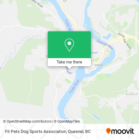 Fit Pets Dog Sports Association map