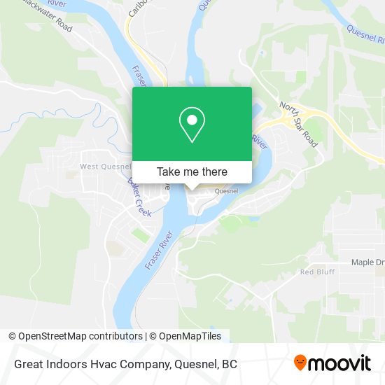 Great Indoors Hvac Company map