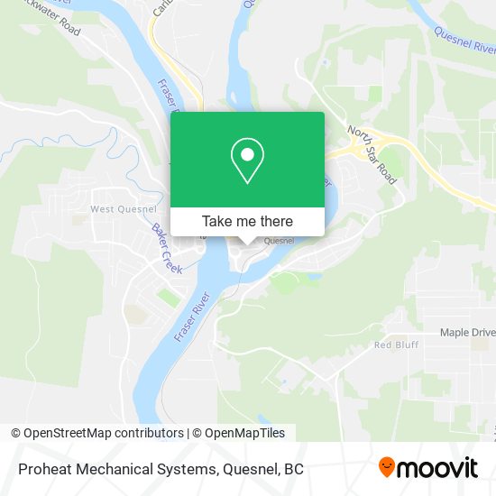 Proheat Mechanical Systems map