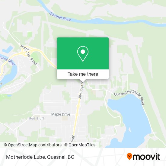 Motherlode Lube map