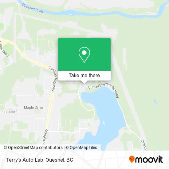 Terry's Auto Lab map