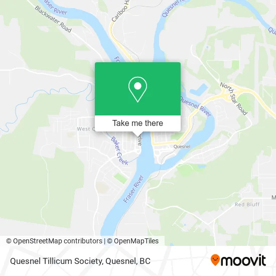 Quesnel Tillicum Society map