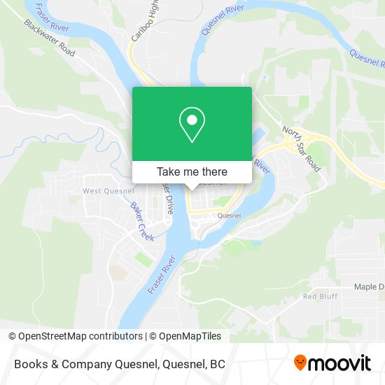 Books & Company Quesnel map