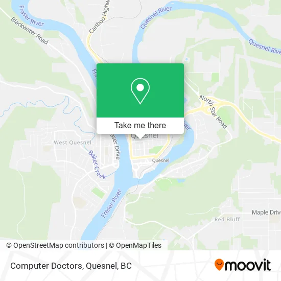 Computer Doctors map