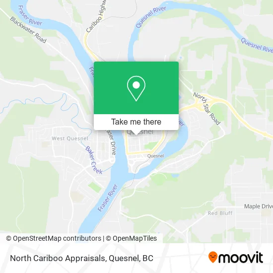 North Cariboo Appraisals map