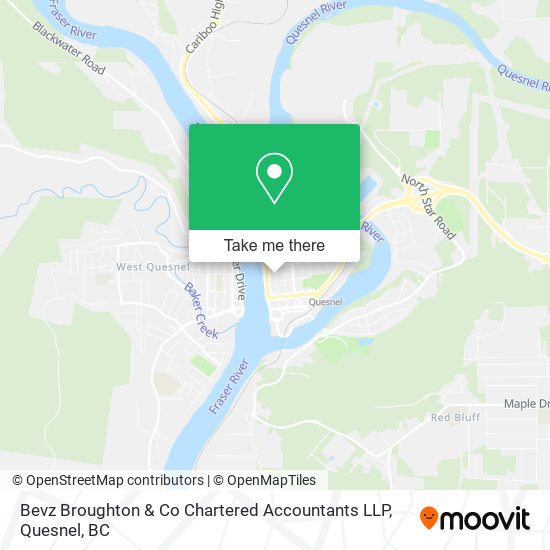 Bevz Broughton & Co Chartered Accountants LLP map