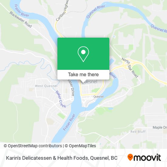 Karin's Delicatessen & Health Foods map
