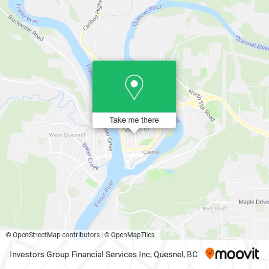 Investors Group Financial Services Inc map