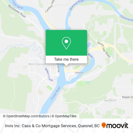 Invis Inc. Cass & Co Mortgage Services map