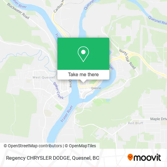 Regency CHRYSLER DODGE map