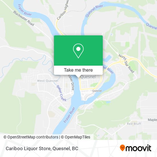 Cariboo Liquor Store map
