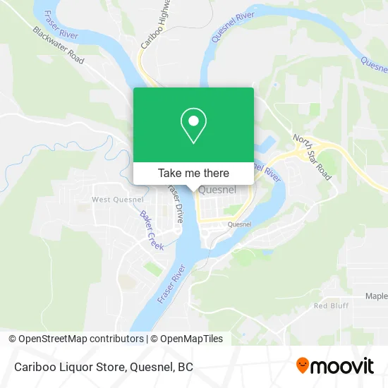 Cariboo Liquor Store map