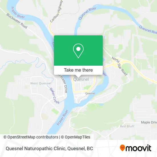 Quesnel Naturopathic Clinic map